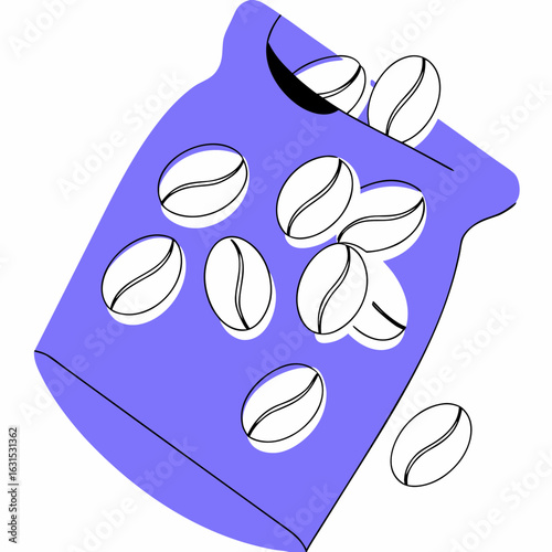 Stylized purple pill blister with scattered white capsules representing pharmaceutical industry, health treatment, and modern medicine.
