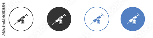 Vaccine vial icon