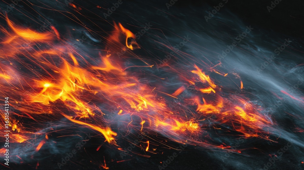 Wildfire Energy. Fire in Motion. fire, embers, and flames with strong contrast, whether in nature or controlled scenes Wildfire Energy. Fire in Motion. fire, embers, and flames with strong contrast, whether in nature or controlled scenes