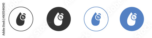 Humidity icon symbol. Quality design element.