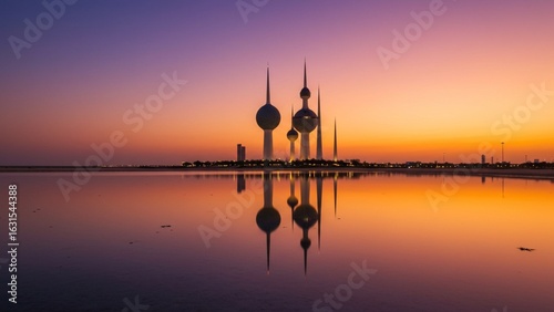 Tableau sur toile Kuwait Towers
