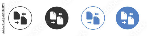File transfer icon symbol. Quality design element.