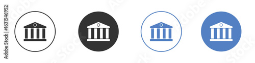 Court icon symbol. Quality design element.