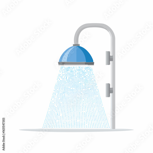 Vector illustration of a vacuum cleaner on a white background