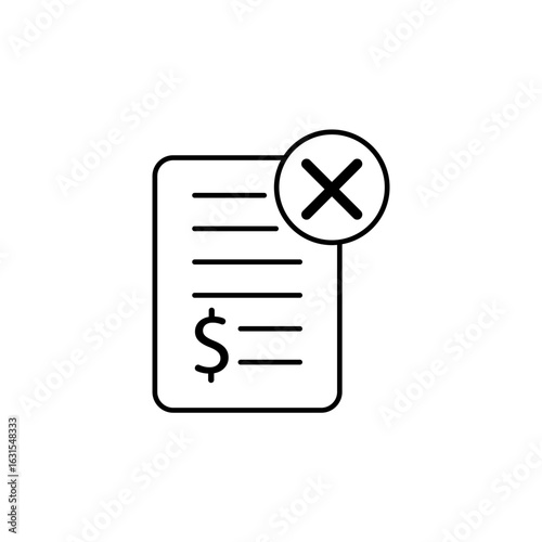 Icon a unpaid, isolated against a clean background.