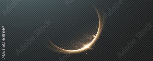 Fire trail wave, bright glow speed curve line. Glowing gold and white light stream, вектор, png. Light curve line swirl effect.	
