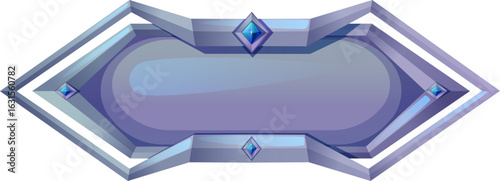 Silver Game Button
