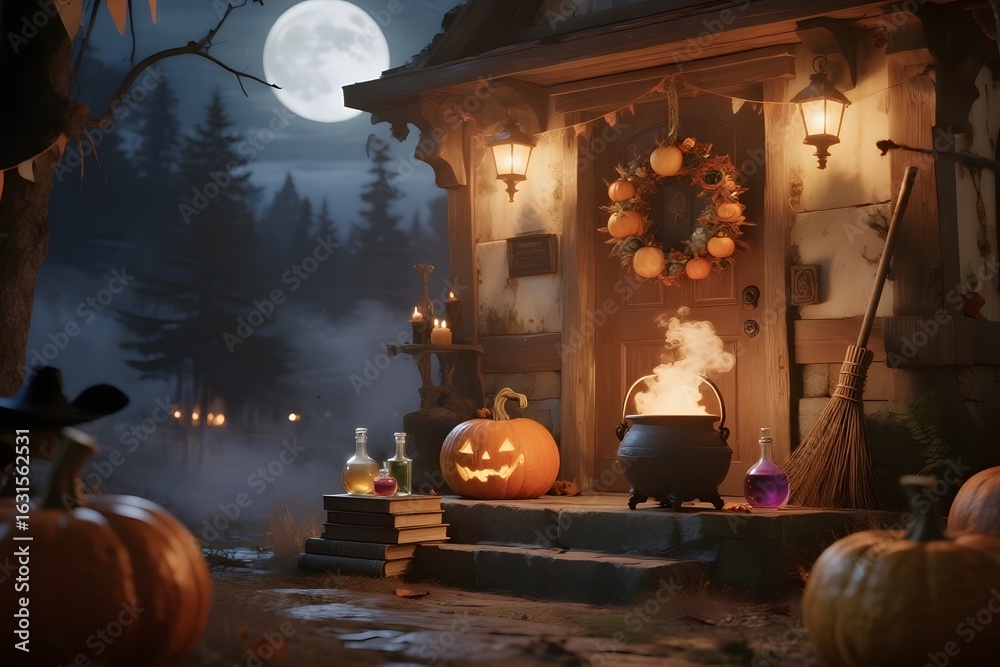 Obraz premium Halloween festival Artwork