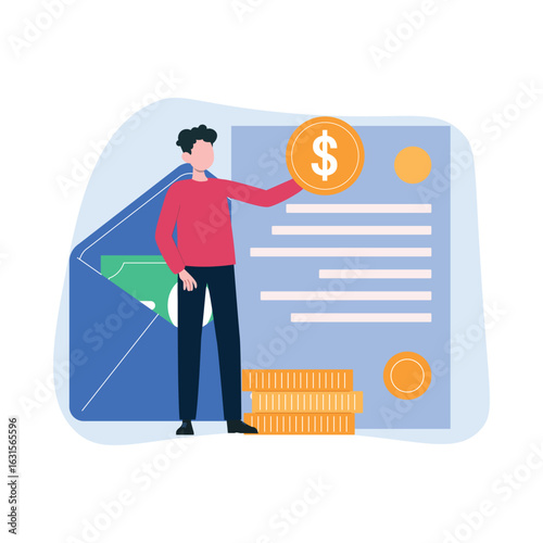 Fund Vector Illustration which can easily edit or modify