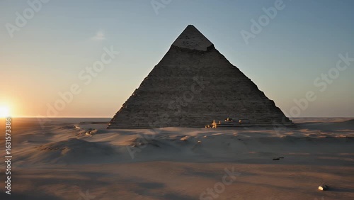 Wallpaper Mural Time-lapse Visual of Pyramid from Day to Night Torontodigital.ca