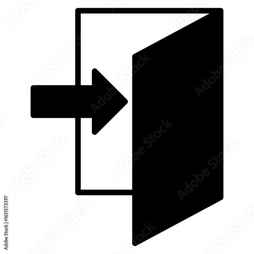 Access outline mixed icon