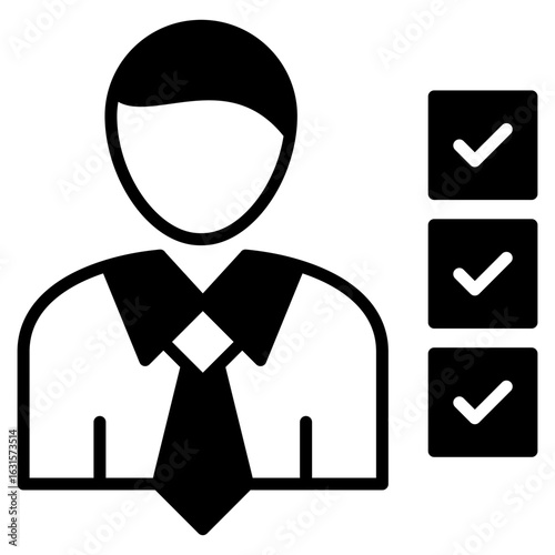 Competence outline mixed icon