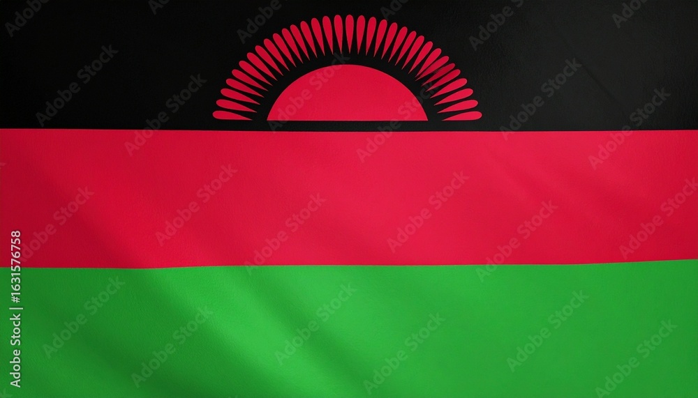Fototapeta premium Flag of Malawi
