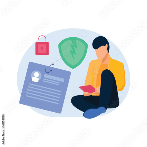 Fraud  Vector Illustration which can easily edit or modify