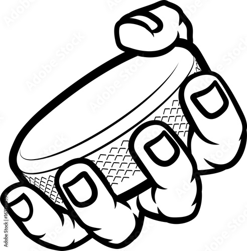 Mascot Person Hand Fist Hol...