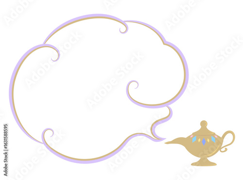 魔法のランプのイラスト