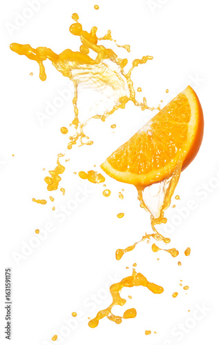 orange splash