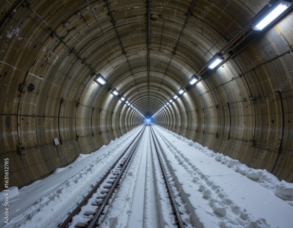 Obraz premium maintaining proper temperature control inside tunnels prevents freezing and thawing cycles that cause material deterioration and structural weakening.