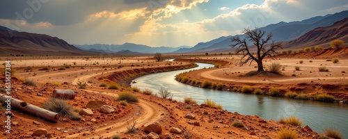 hotter temperatures caused by climate change increase evaporation rates which reduce river flow deplete water sources and intensify drought conditions in dry regions