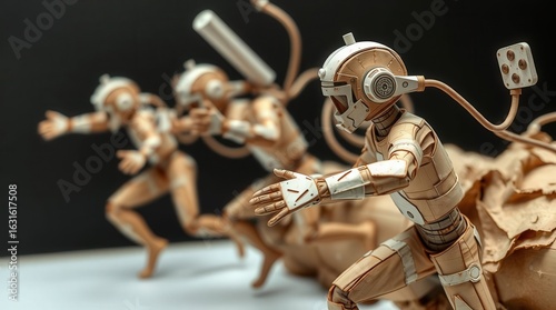 the robot and the man
