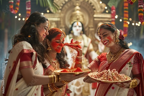 Durga Puja Festivities 2024 Celebrations of Hindu Bengali Tradition and Devotion