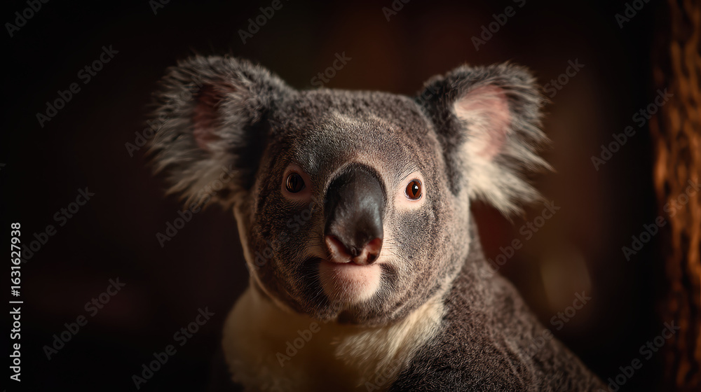 Naklejka premium Koala Looking Directly at Camera