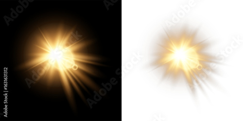 Sparkling space spiral with night flare, fantasy glow, and cosmic explosion light effect PNG for celebration design.