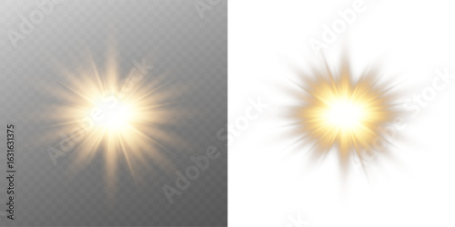 Magical starlight beam with galaxy twinkle, white sparkle, and glowing flashlight effect PNG on transparent background.
