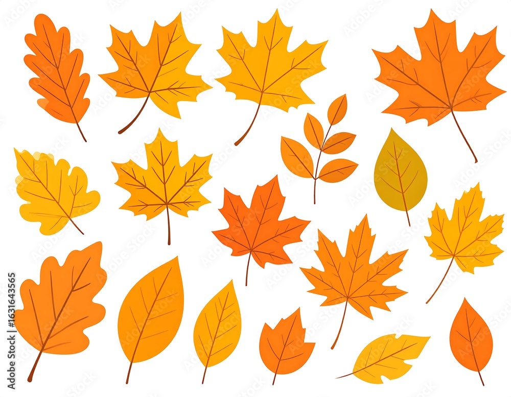 Obraz premium Autumn Leaves Collection