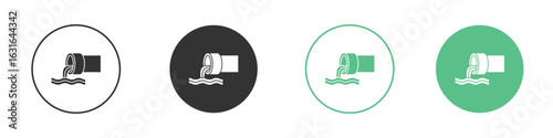 Waste water icon