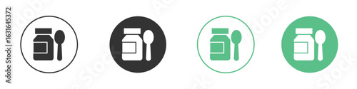 Syrup medicine bottle icon