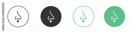 Stuffy nose icon