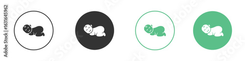 Sleeping baby icon