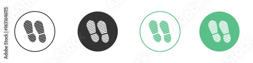Shoe print icon