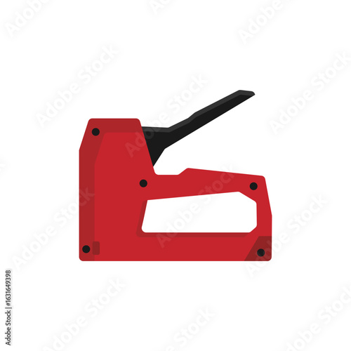 Staple gun flat design. Office Stapler icons illustration on white background. vector for office tool design