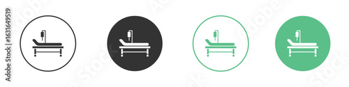 Hospital bed icon