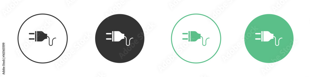Electrical plug icon