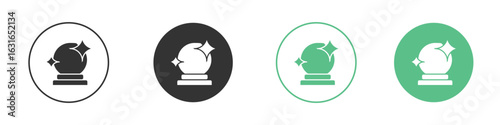 Crystal ball icon