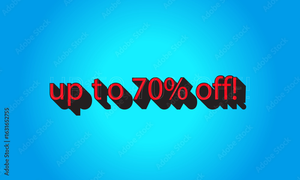 Obraz premium editable text effect new 2025 trendy comic pop art editable text.Great Savings Up To Seventy Percent Off