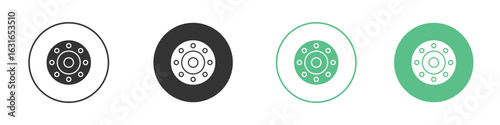 Car bearing icon