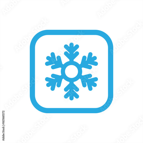 frozen logo design, business consulting vector icon