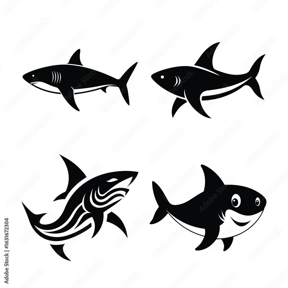 Obraz premium set of fish vector