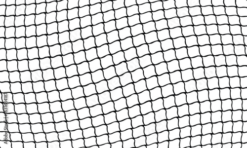 Minimalist black grid pattern on white background. Uniform squares with slightly irregular lines create a textured, mesh-like effect. Geometric, seamless, and evenly lit design.