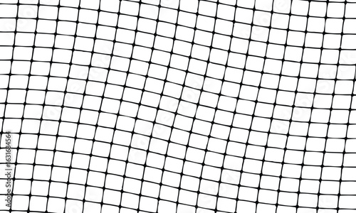 Minimalist black grid pattern on white background. Uniform squares with slightly irregular lines create a textured, mesh-like effect. Geometric, seamless, and evenly lit design.