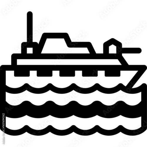 Naval Battleship Warship