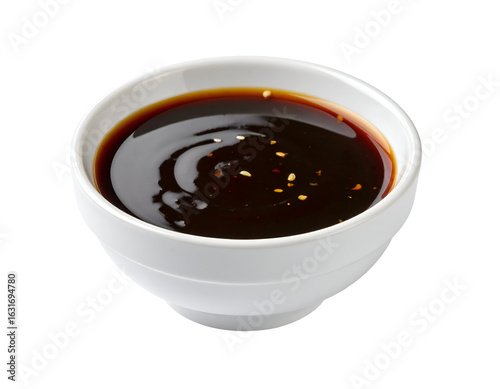 bowl teriyaki sauce isolated on transparent png