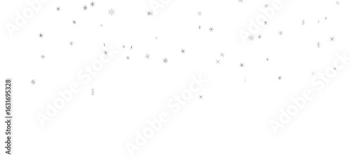 Festive Snowstorm: Magnificent 3D Illustration Showcasing Falling Christmas Snowflakes