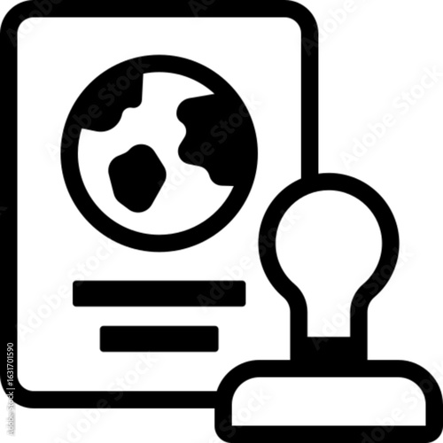 Travel Passport Document