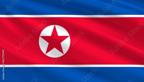 Free Download Waving Flag of North Korea - GFXLoad