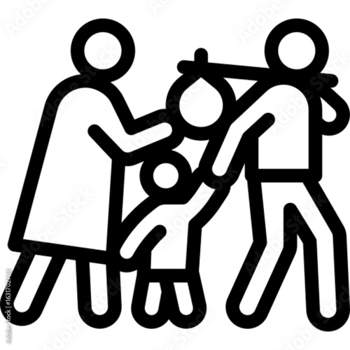 Refugee Asylum Illustration
